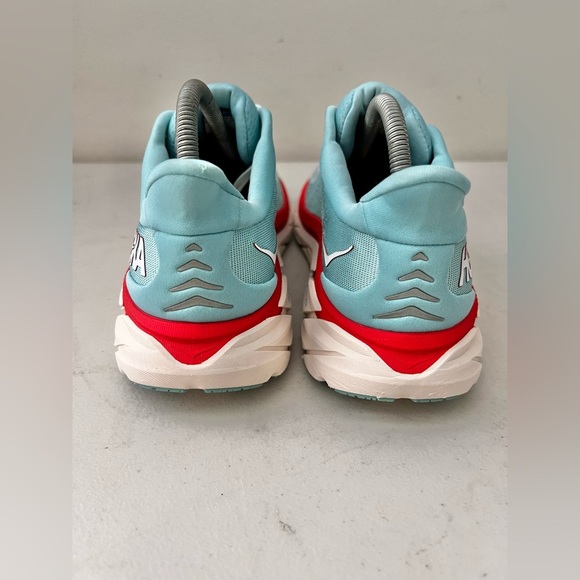 Hoka One One Clifton 8 Aqua Running Walking Sneakers Women’s Size 9.5B - Picture 4 of 6